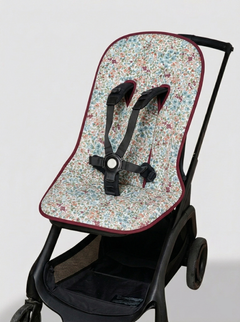 Funda de Verano Silla Dragonfly Blanca Burdeos