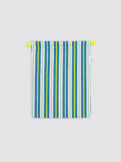 Small Fluorescent Yellow Striped Bag
