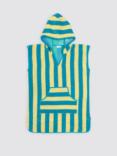 Poncho con Bolsillo Rayas Tarifa Amarillo
