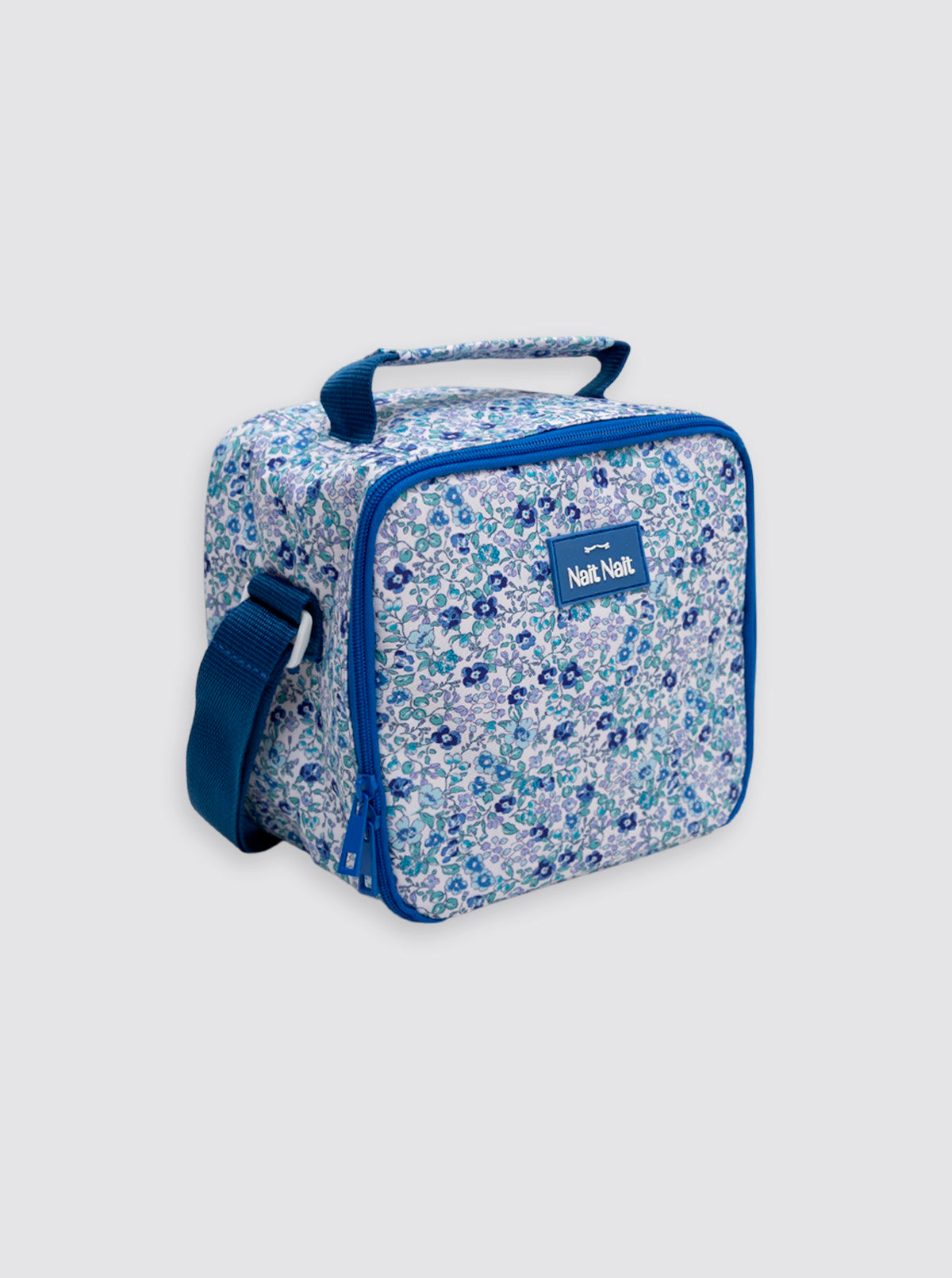 Bolsa Térmica Cuadrada Flor Lola Azul