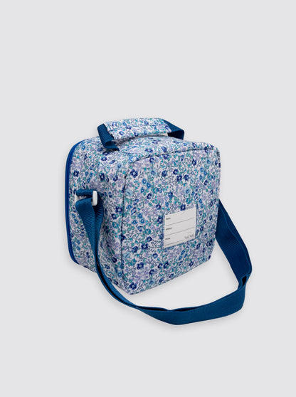 Bolsa Térmica Cuadrada Flor Lola Azul