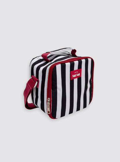 Bolsa Térmica Cuadrada Rayas Negras