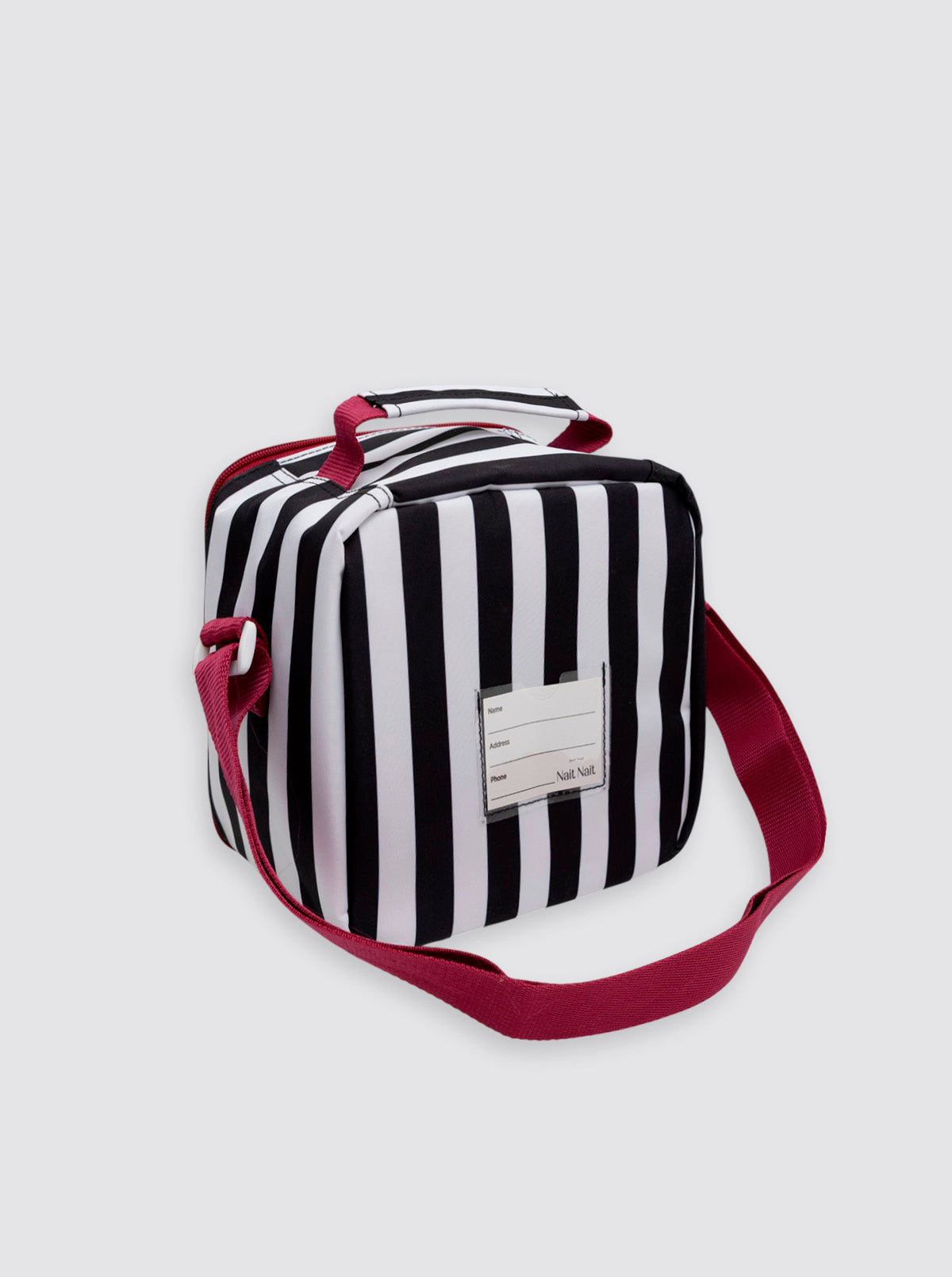 Bolsa Térmica Cuadrada Rayas Negras