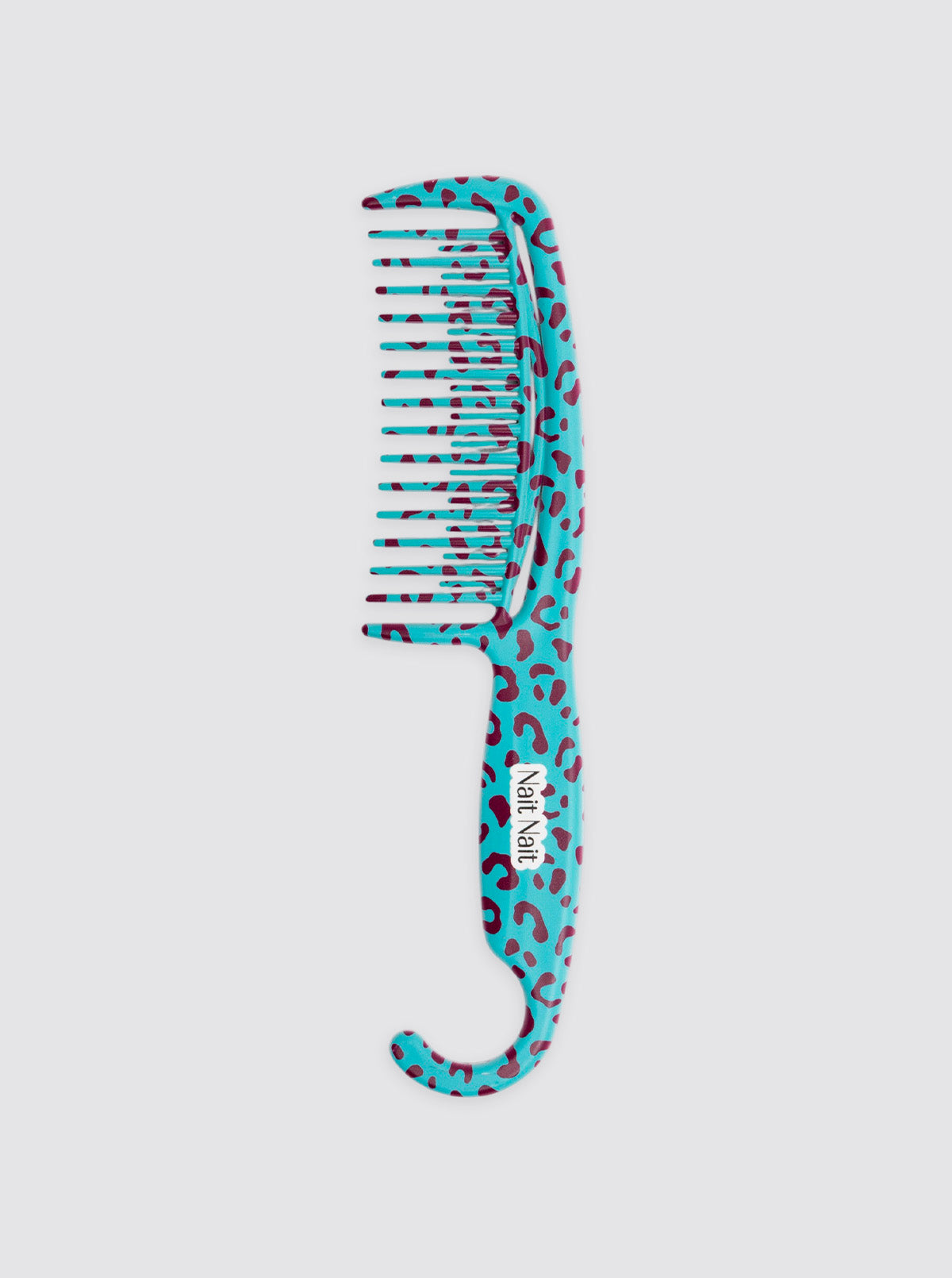 Leopard Print Purple Shower Comb