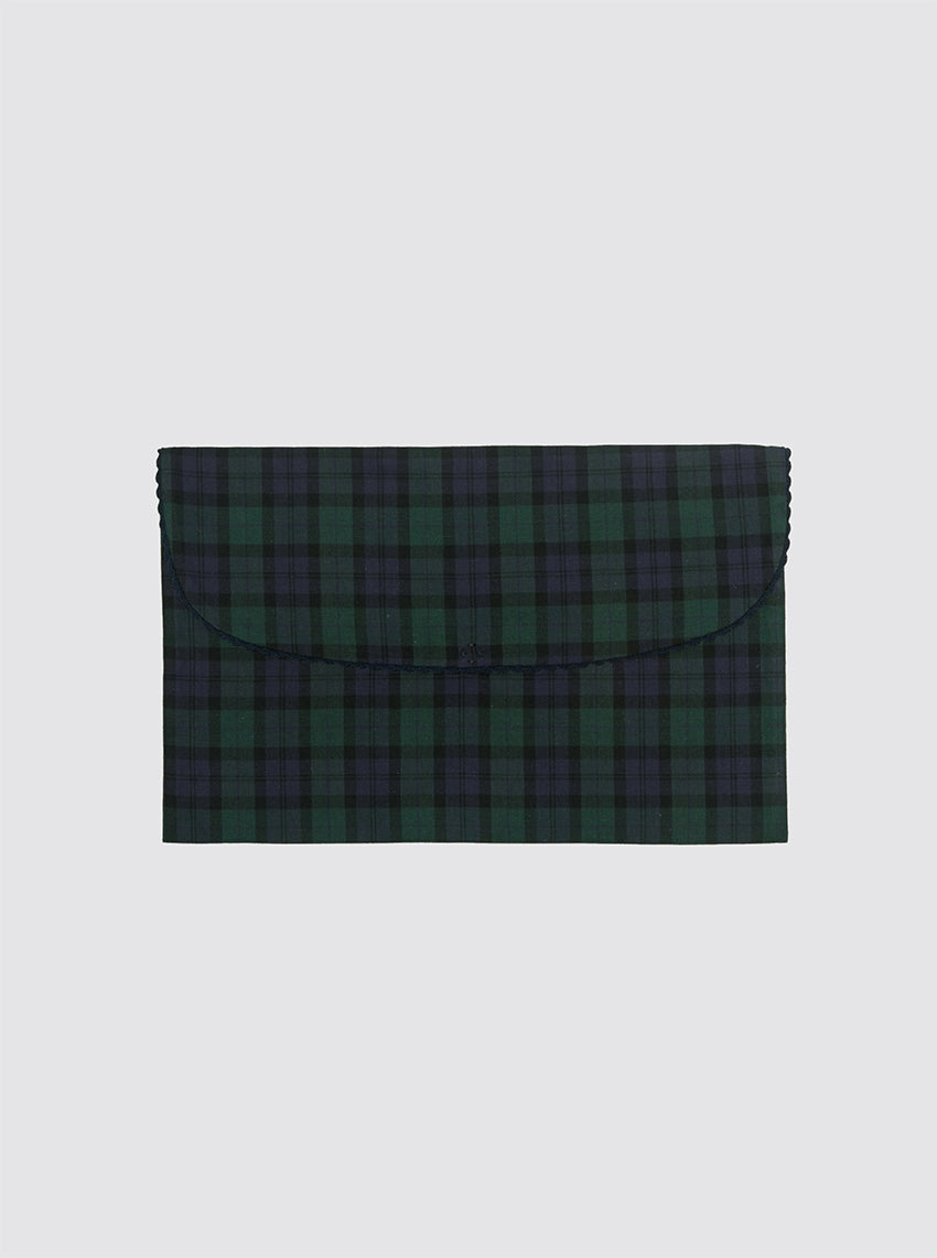 Bolsa de Ropa Pequeña Balmoral Marino y Verde