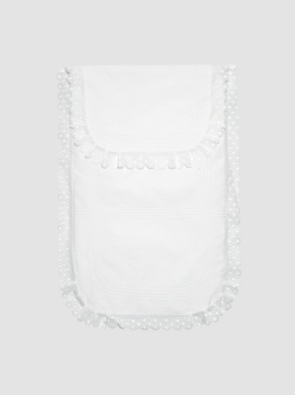Colcha Minicuna/Capazo Piqué Bodoques con Guata Extraíble
