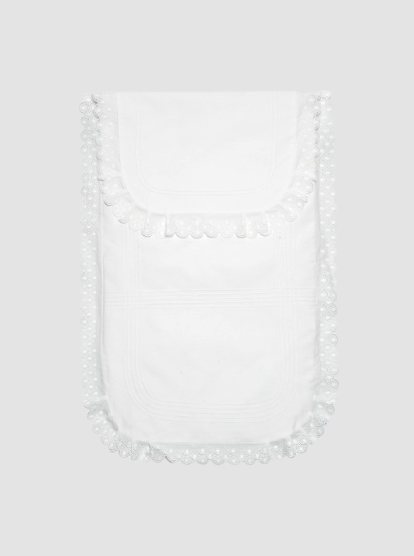 Colcha Minicuna/Capazo Piqué Bodoques con Guata Extraíble