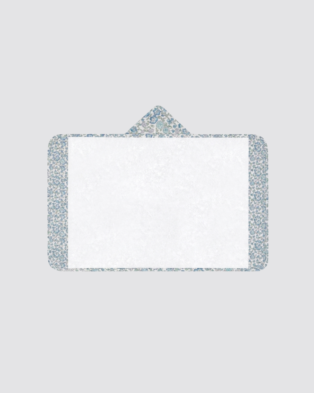 Mini Floral Towel for Girls, Blue