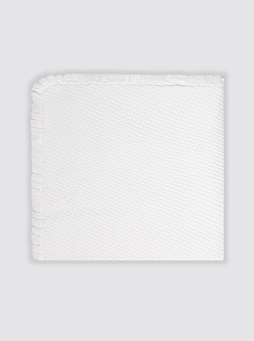 White Marseille Duvet Cover