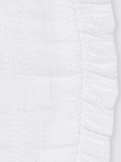 Waterproof terry cloth bib with stripes