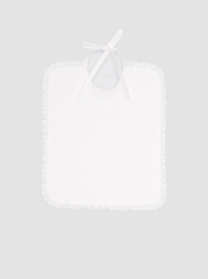 Bavoir imperméable en tissu éponge grand format avec bordure en étoile brodée