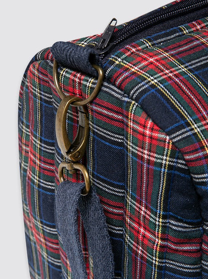 Sac de sport à carreaux