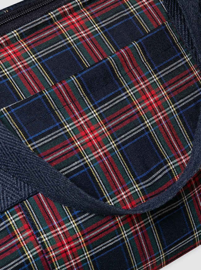 Sac de sport à carreaux