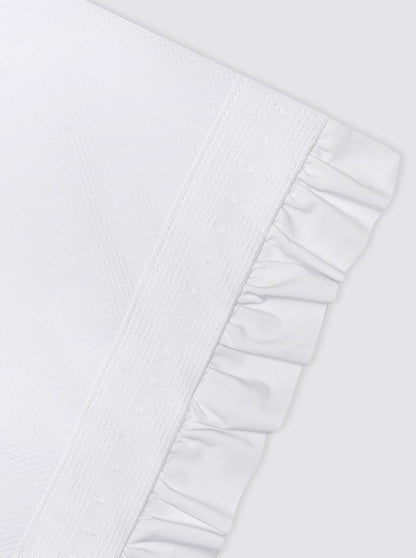 Couette pour mini-berceau/berceau en piqué et entredos avec ouate amovible