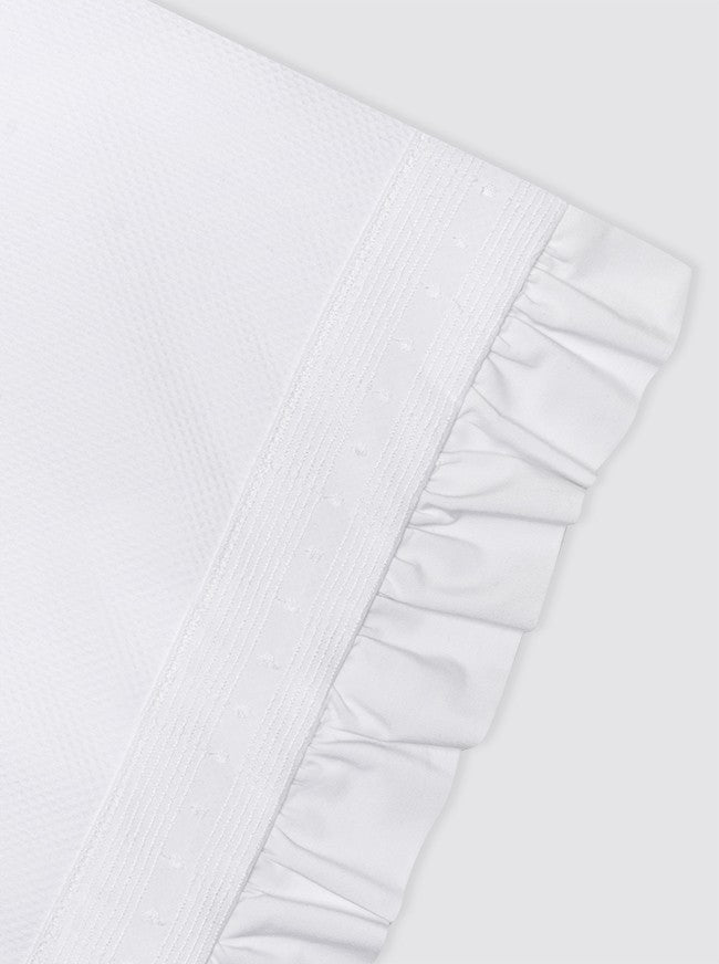 Couette pour mini-berceau/berceau en piqué et entredos avec ouate amovible