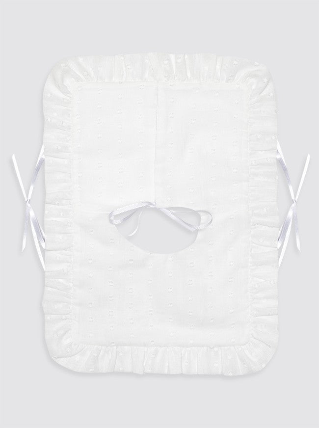 Bavoir imperméable en tissu éponge à rayures et à pois