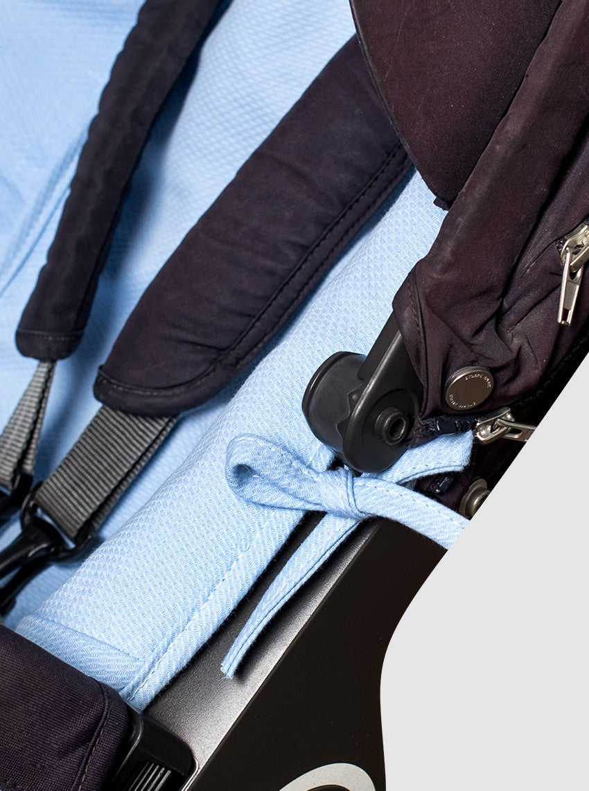 Funda de Verano Universal Piqué Celeste detalle