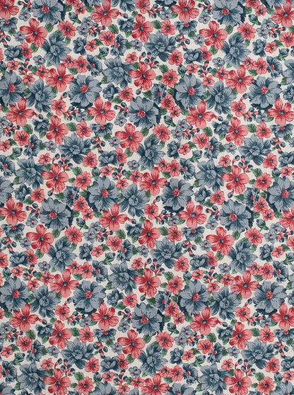 Attache-tétine Collection florale en lin rustique