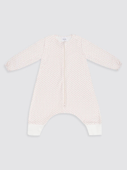 Bubble Pajamas with Pink Floral Sleeves