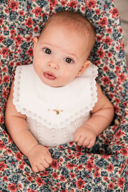 Waterproof Hexagonal Terry Cloth Bib 