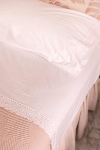 Juego Sábanas Ondas Rosas