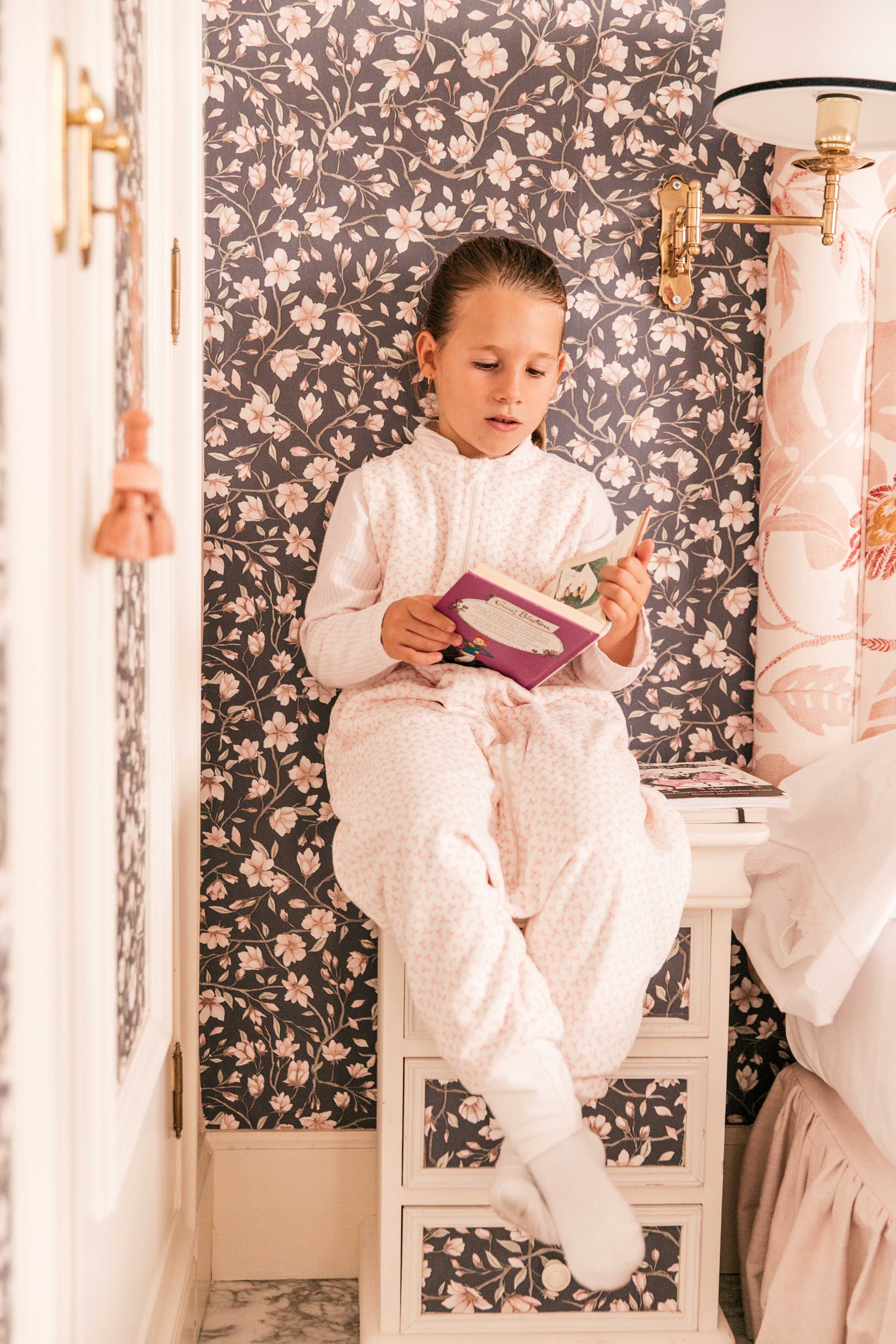 Pink Floral Bubble Pajamas