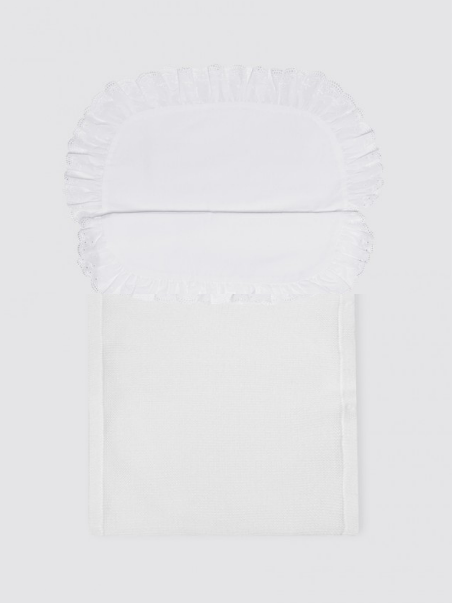 Saco de Punto Invierno Blanco con Sábana y Guata Extraíble - Capazo