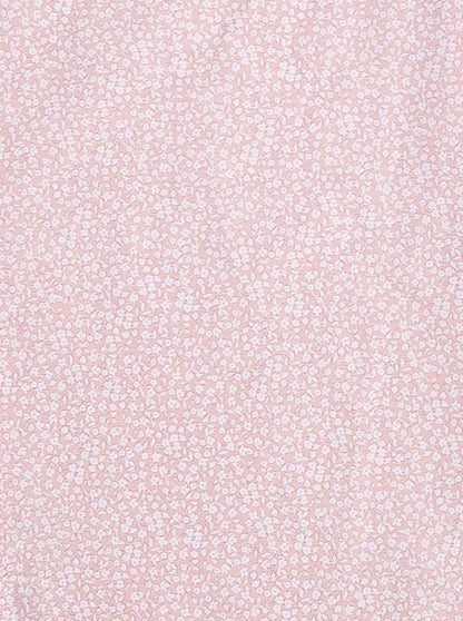 Housse de coussin d'allaitement à fleurs roses et blanches