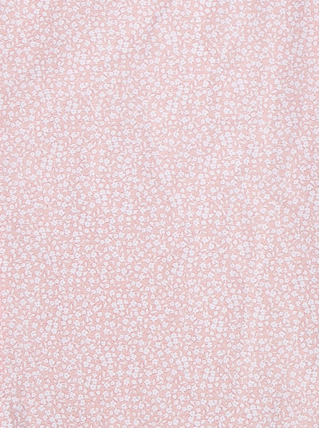 Housse de coussin d'allaitement à fleurs roses et blanches