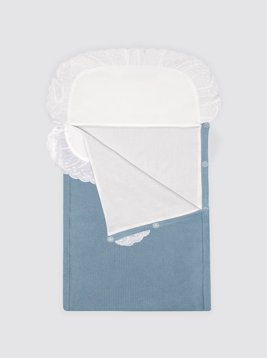 Saco de Algodón con Sábana Azulón