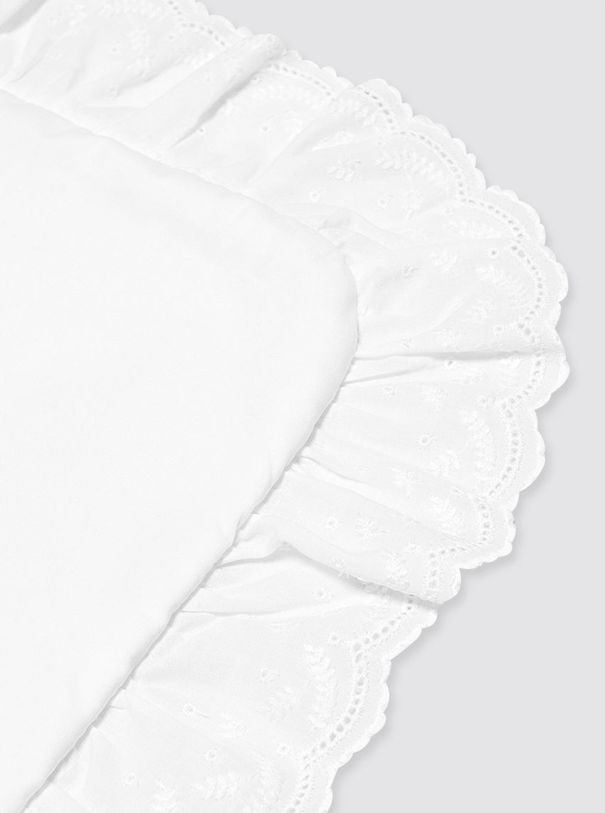 Salvababas de Colchón Tira Bordada Saco de Algodón