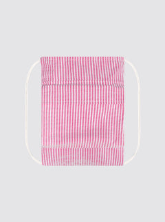 Beach Roll Bag Stripes Candle Pink Strawberry 