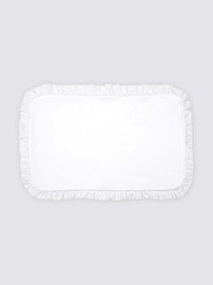 Doublure de matelas avec ourlet à points de surjet et vagues