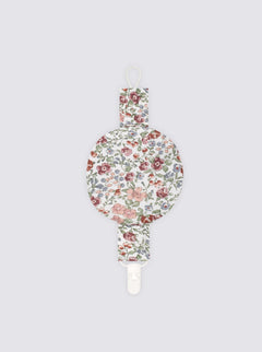 Pacifier Clip with Pocket, Flowers, Inés Rosa