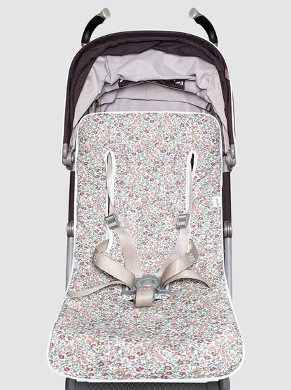 Housse d'été pour chaise légère à fleurs Inés Pink