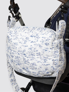 Grand sac trolley en toile de jouy