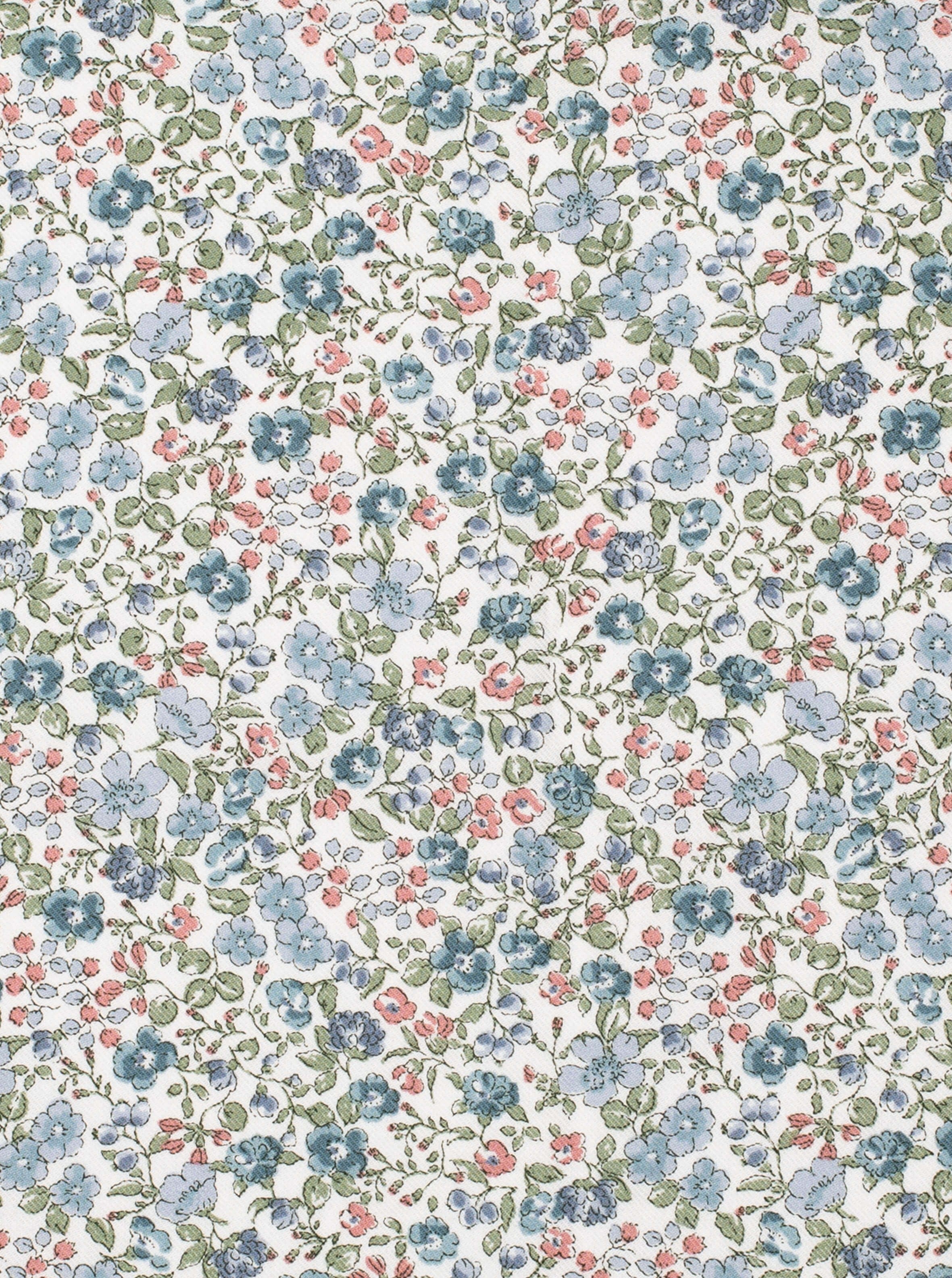 Peigne de douche Inés Fleurs Bleues