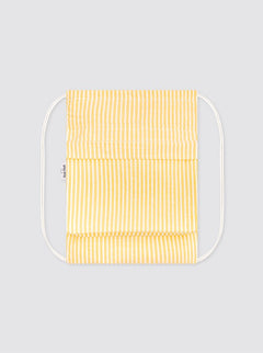 Beach Roll Bag Yellow Stripes 