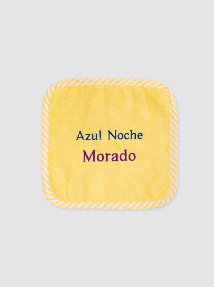 Beach Towel Pocket Striped Candela Yellow