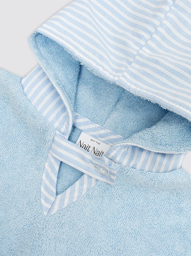 Poncho Playa Rayas Candela Celestes