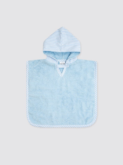 Poncho Playa Rayas Candela Celestes