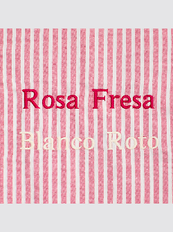 Small Striped Beach Bag Candle Pink Strawberry