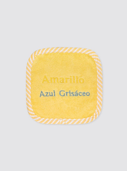 Yellow Striped Beach Poncho