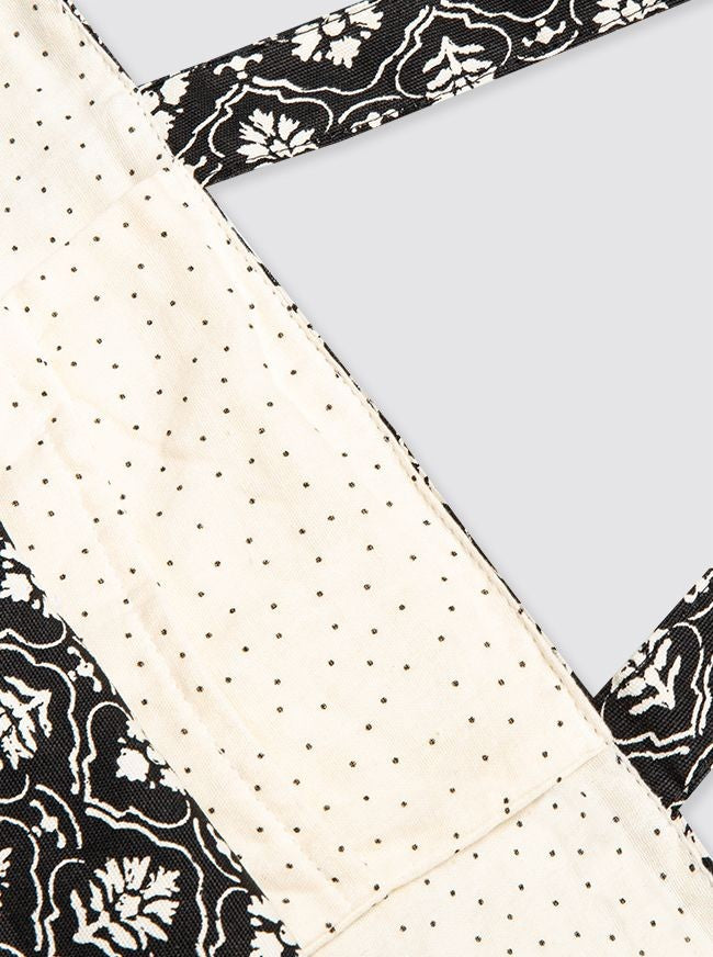 Sac cabas indien noir