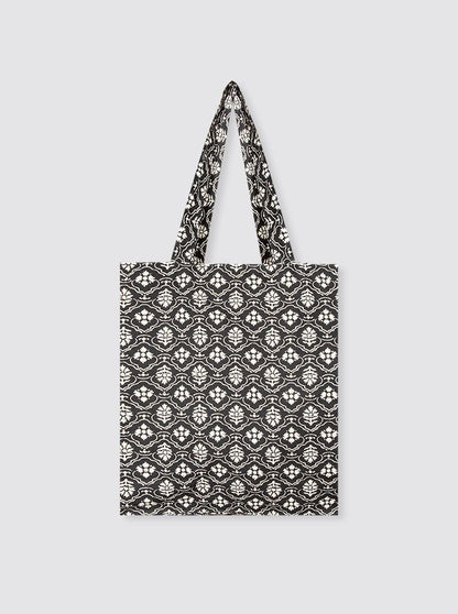 Sac cabas indien noir