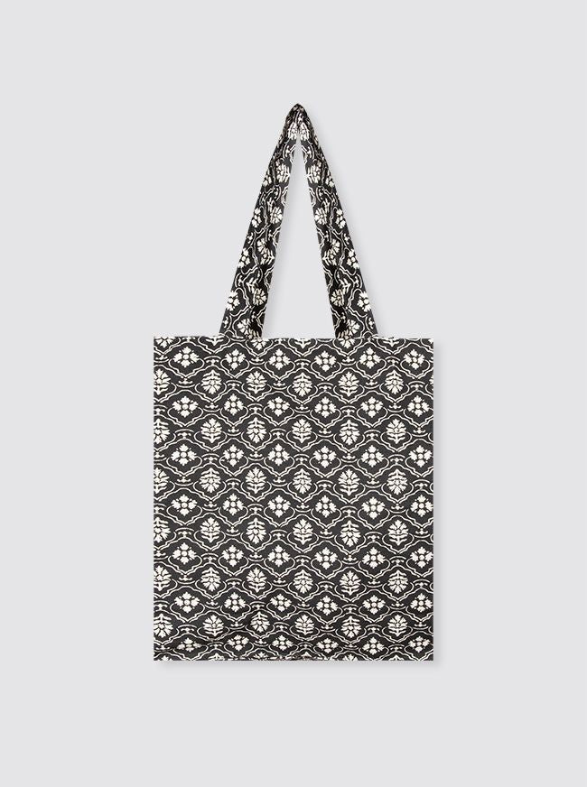 Sac cabas indien noir