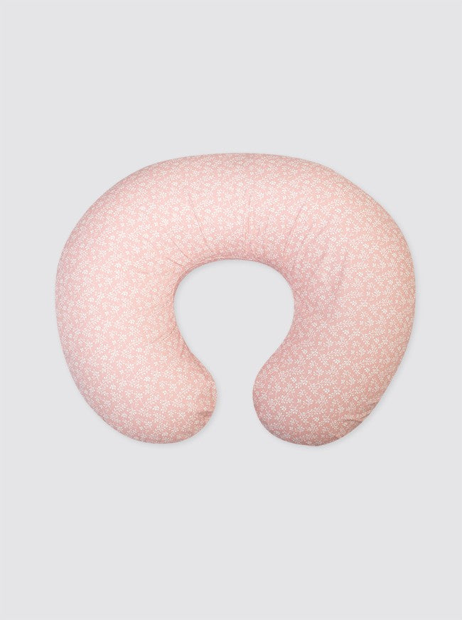 Housse de coussin d'allaitement rose Olsen