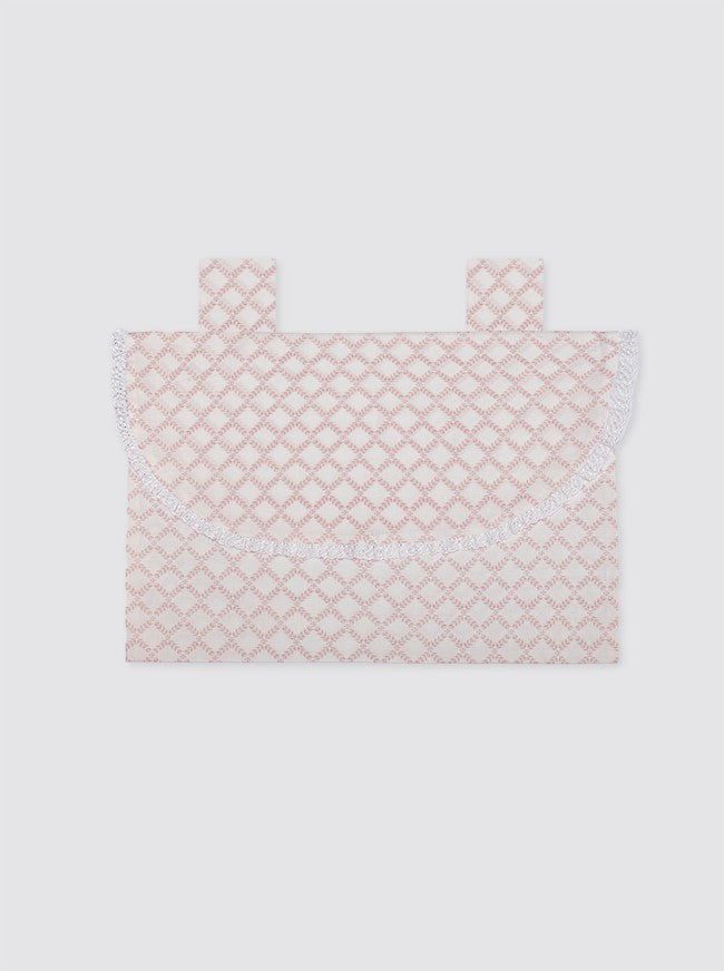 Bolsa de Pijama Con Tira Bordada Atenea Rosa
