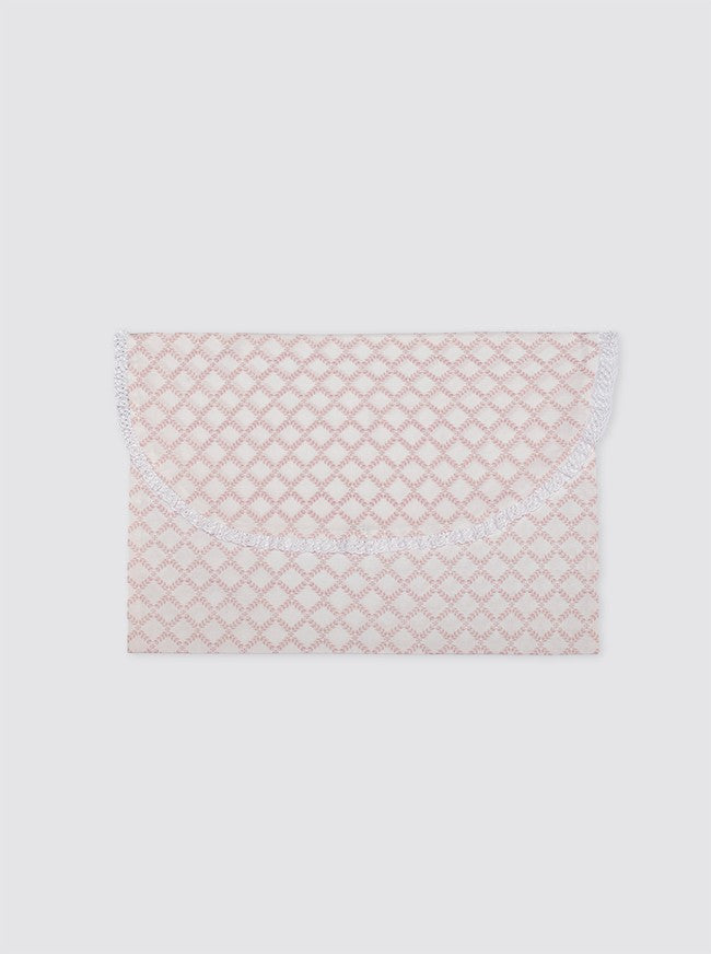 Bolsa de Ropa Pequeña con Tira Bordada Atenea Rosa