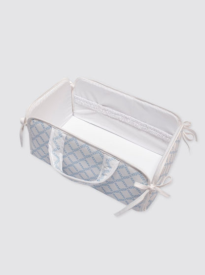 Athena Blue Diaper Basket